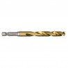 Metalo grąžtas MILWAUKEE Shockwave HSS-G TIN Ø 4,8 mm-Įvairūs metalo grąžtai-Metalo grąžtai, frezos-Milwaukee Accessories-iranki