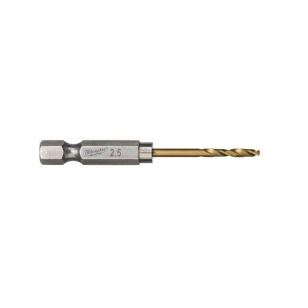 Metalo grąžtai MILWAUKEE Shockwave HSS-G TIN, 2vnt. 3,0 mm-Įvairūs metalo grąžtai-Metalo grąžtai, frezos-Milwaukee Accessories-i