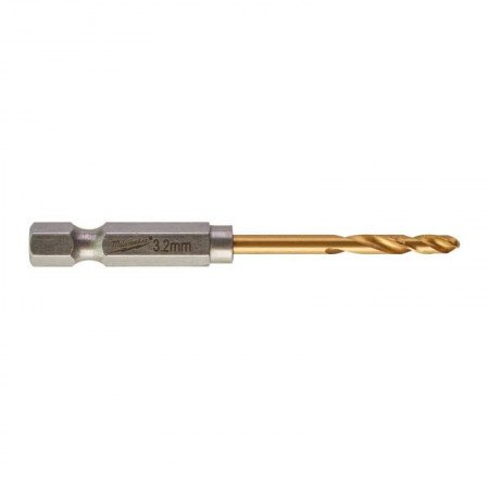 Metalo grąžtai MILWAUKEE Shockwave HSS-G TIN, 2vnt. 3,0 mm-Įvairūs metalo grąžtai-Metalo grąžtai, frezos-Milwaukee Accessories-i