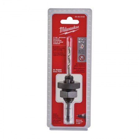 Laikiklis gręžimo karūnai MILWAUKEE 32-210 mm-Gręžimo karūnos-Metalo grąžtai, frezos-Milwaukee Accessories-irankiai-darbui