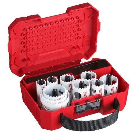 Gręžimo karūnų rinkinys MILWAUKEE Hole Dozer bi-metal 14 vnt.-Gręžimo karūnos-Metalo grąžtai, frezos-Milwaukee Accessories-irank