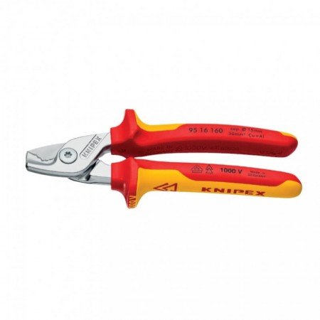 Elektrikų kabelio žirklės KNIPEX 951660SB-Žirklės-Rankiniai įrankiai-Knipex-irankiai-darbui