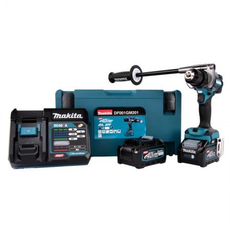 Akumuliatorinis gręžtuvas MAKITA DF001GM201 40V Max XGT-Akumuliatoriniai suktuvai/gręžtuvai-Akumuliatoriniai suktuvai, gręžtuvai