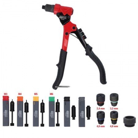 12 dalių kniedijimo replių rinkinys KS-TOOLS-Kniedikliai-Rankiniai įrankiai-KsTools-irankiai-darbui