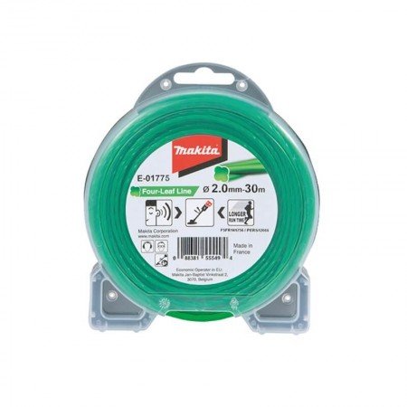Ovalinės spiralės valas MAKITA 2,0mmx30m-Sodo technikos priedai-Sodo technika-Makita Accessories-irankiai-darbui