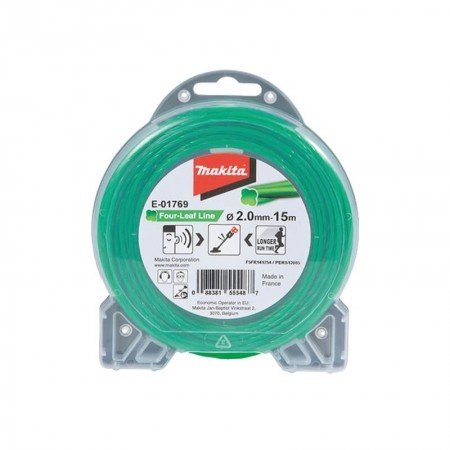 Ovalinės spiralės valas MAKITA 2,0mmx15m-Sodo technikos priedai-Sodo technika-Makita Accessories-irankiai-darbui