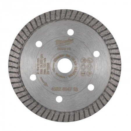 Deimantinis diskas MILWAUKEE DHTS 76 76x10mm-Deimantiniai diskai-Pjovimo diskai-Milwaukee Accessories-irankiai-darbui