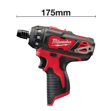 Akumuliatorinis gręžtuvas MILWAUKEE M12 BD-0-Akumuliatoriniai suktuvai/gręžtuvai-Akumuliatoriniai suktuvai, gręžtuvai ir veržlia