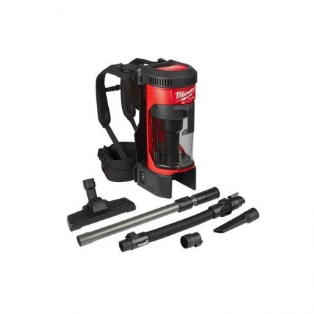 Akumuliatorinis siurblys - kuprinė MILWAUKEE M18 FBPV-0-Akumuliatoriniai dulkių siurbliai-Akumuliatoriniai įrankiai-Milwaukee-ir