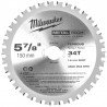 Pjovimo diskas metalui MILWAUKEE 150x1,6x20 34HW-Metalo pjovimo diskai-Pjovimo diskai-Milwaukee Accessories-irankiai-darbui