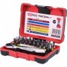 32 dalių įrankių rinkinys KS TOOLS TorsionPower 1/4"-Atsuktuvų antgaliai, adapteriai-Suktuvai, gręžtuvai ir veržliasukiai-KsTool