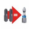32 dalių įrankių rinkinys KS TOOLS TorsionPower 1/4"-Atsuktuvų antgaliai, adapteriai-Suktuvai, gręžtuvai ir veržliasukiai-KsTool