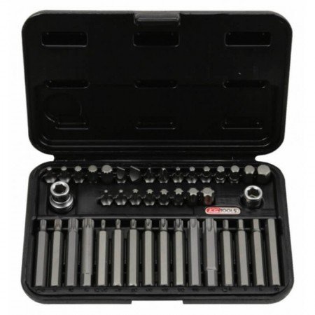 42 dalių sukimo antgalių rinkinys KS TOOLS TX/XZN/SK 10mm-Atsuktuvų antgaliai, adapteriai-Suktuvai, gręžtuvai ir veržliasukiai-K