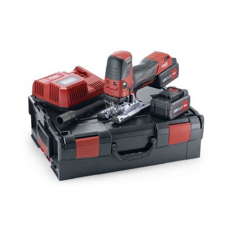 Akumuliatorinis siaurapjūklis FLEX JS 18,0-EC/5,0 Set-Akumuliatoriniai pjovimo įrankiai-Akumuliatoriniai įrankiai-FLEX-irankiai-
