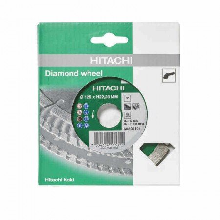Deimantinis diskas HiKOKI Standart Ø125x22,23mm-Deimantiniai diskai-Pjovimo diskai-HiKOKI Accessories-irankiai-darbui