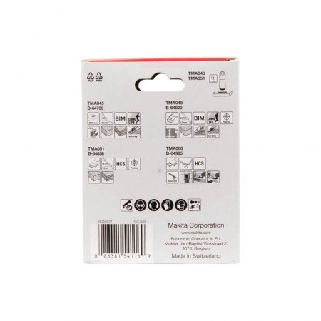 Multifunkcinių įrankių priedų rinkinys MAKITA B-67505-Multifunkcinių įrankių priedai-Daugiafunkciai įrankiai-Makita Accessories-
