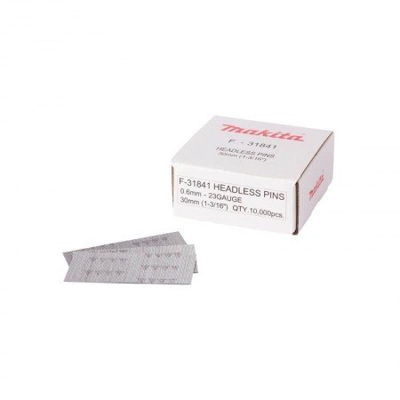 Smeigės MAKITA 0,6x30mm, 10000 vnt.-Vinutės-Akumuliatoriniai kniedikliai, viniakalės-Makita Accessories-irankiai-darbui