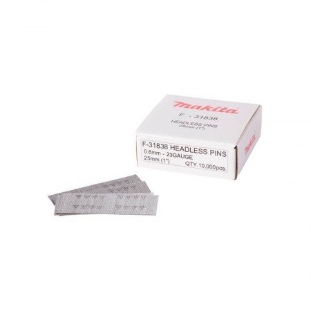 Smeigės MAKITA 0,6x25mm, 10000 vnt.-Vinutės-Akumuliatoriniai kniedikliai, viniakalės-Makita Accessories-irankiai-darbui