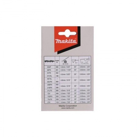 Grandinė MAKITA SC 90PX 35cm/14" 3/8" 1,1mm 52H-Sodo technikos priedai-Sodo technika-Makita Accessories-irankiai-darbui