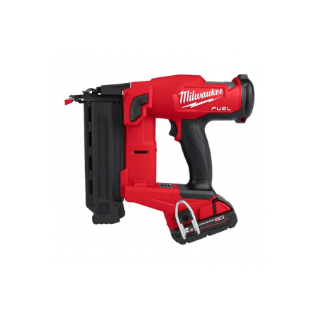 Akumuliatorinė smeigiakalė MILWAUKEE M18 FN18GS-202X-Akumuliatoriniai kniedikliai, viniakalės-Akumuliatoriniai įrankiai-Milwauke