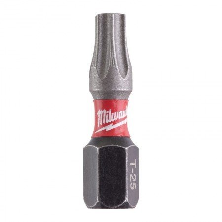 Smūginis sukimo antgalis MILWAUKEE TX25x25 1 vnt.-Atsuktuvų antgaliai, adapteriai-Suktuvai, gręžtuvai ir veržliasukiai-Milwaukee