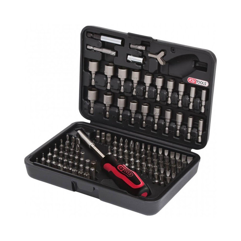 122 dalių antgalių komplektas KS TOOLS 1/4"-Atsuktuvų antgaliai, adapteriai-Suktuvai, gręžtuvai ir veržliasukiai-KsTools-irankia 122 dalių antgalių komplektas KS TOOLS 1/4"-Atsuktuvų antgaliai, adapteriai-Suktuvai, gręžtuvai ir veržliasukiai-KsTools-irankia