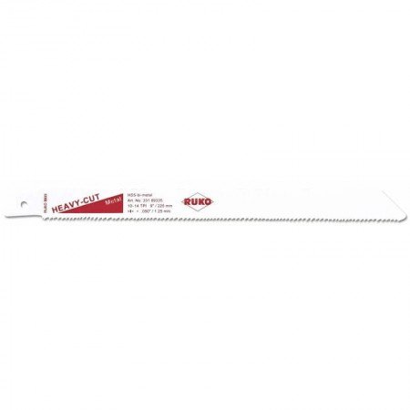 Pjūkleliai RUKO 8933 HSS 225x18x1,25mm Z10-14tpi-Pjūkleliai tiesiniams pjūklams-Akumuliatoriniai pjovimo įrankiai-Ruko-irankiai-