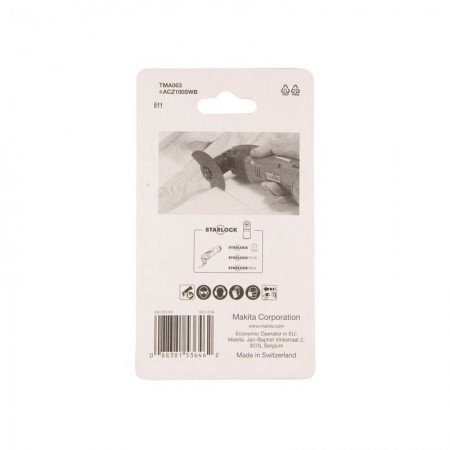Segmentinis pjūklelis metalui MAKITA Multitool TMA063 100mm-Multifunkcinių įrankių priedai-Daugiafunkciai įrankiai-Makita Access