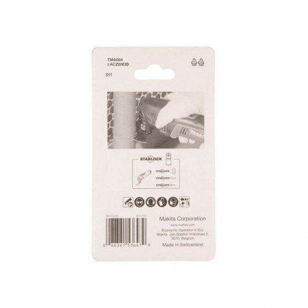 Segmentinis pjūklelis metalui MAKITA Multitool TMA064 85mm-Multifunkcinių įrankių priedai-Daugiafunkciai įrankiai-Makita Accesso