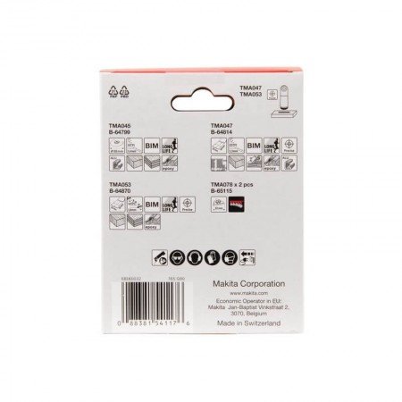 Multifunkcinių įrankių priedų rinkinys MAKITA B-67511-Multifunkcinių įrankių priedai-Daugiafunkciai įrankiai-Makita Accessories-