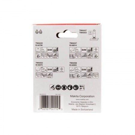 Multifunkcinių įrankių priedų rinkinys MAKITA B-67480-Multifunkcinių įrankių priedai-Daugiafunkciai įrankiai-Makita Accessories-