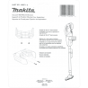 Sieninis laikiklis dulkių siurbliams MAKITA DCL180 ir DCL182-Priedai dulkių siurbliams-Dulkių siurbliai-Makita Accessories-irank