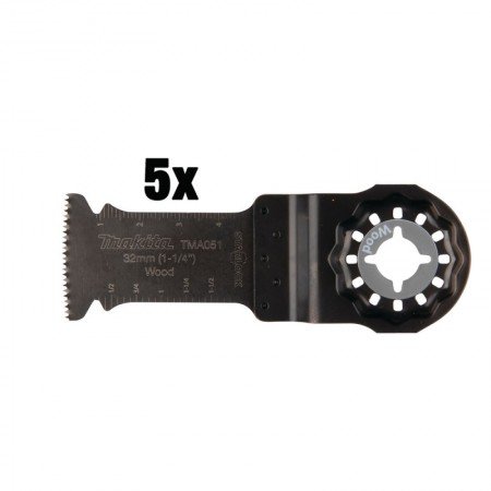 Pjūklelis įgilinamajam pjovimui MAKITA TMA051 32mm 5 vnt.-Multifunkcinių įrankių priedai-Daugiafunkciai įrankiai-Makita Accessor