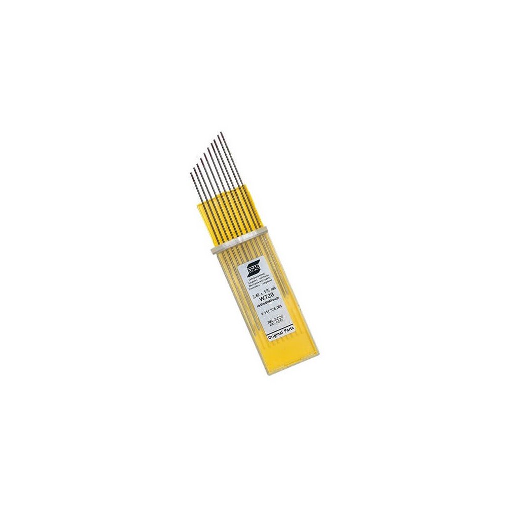 Volframinis elektrodas ESAB Gold Plus 2,4mm-Suvirinimo medžiagos-Suvirinimo įrenginiai ir reikmenys-ESAB-irankiai-darbui Volframinis elektrodas ESAB Gold Plus 2,4mm-Suvirinimo medžiagos-Suvirinimo įrenginiai ir reikmenys-ESAB-irankiai-darbui