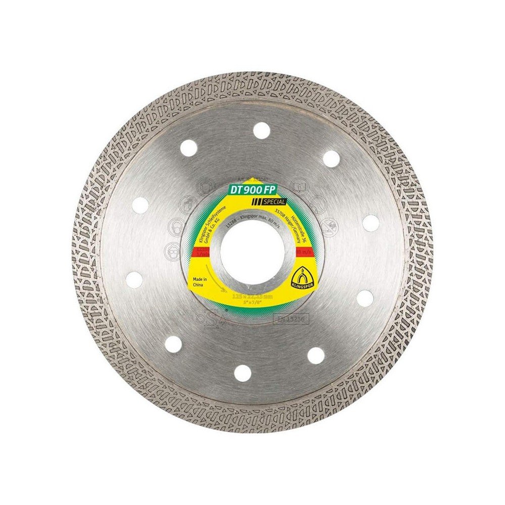 Deimantinis pjovimo diskas KLINGSPOR DT 900 FP 125mm-Deimantiniai diskai-Pjovimo diskai-Klingspor-irankiai-darbui