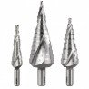 3 pakopinių grąžtų rinkinys RUKO HSS Quick cut Ø4-30mm-Pakopiniai vamzdžių ir lakštų grąžtai-Metalo grąžtai, frezos-Ruko-irankia