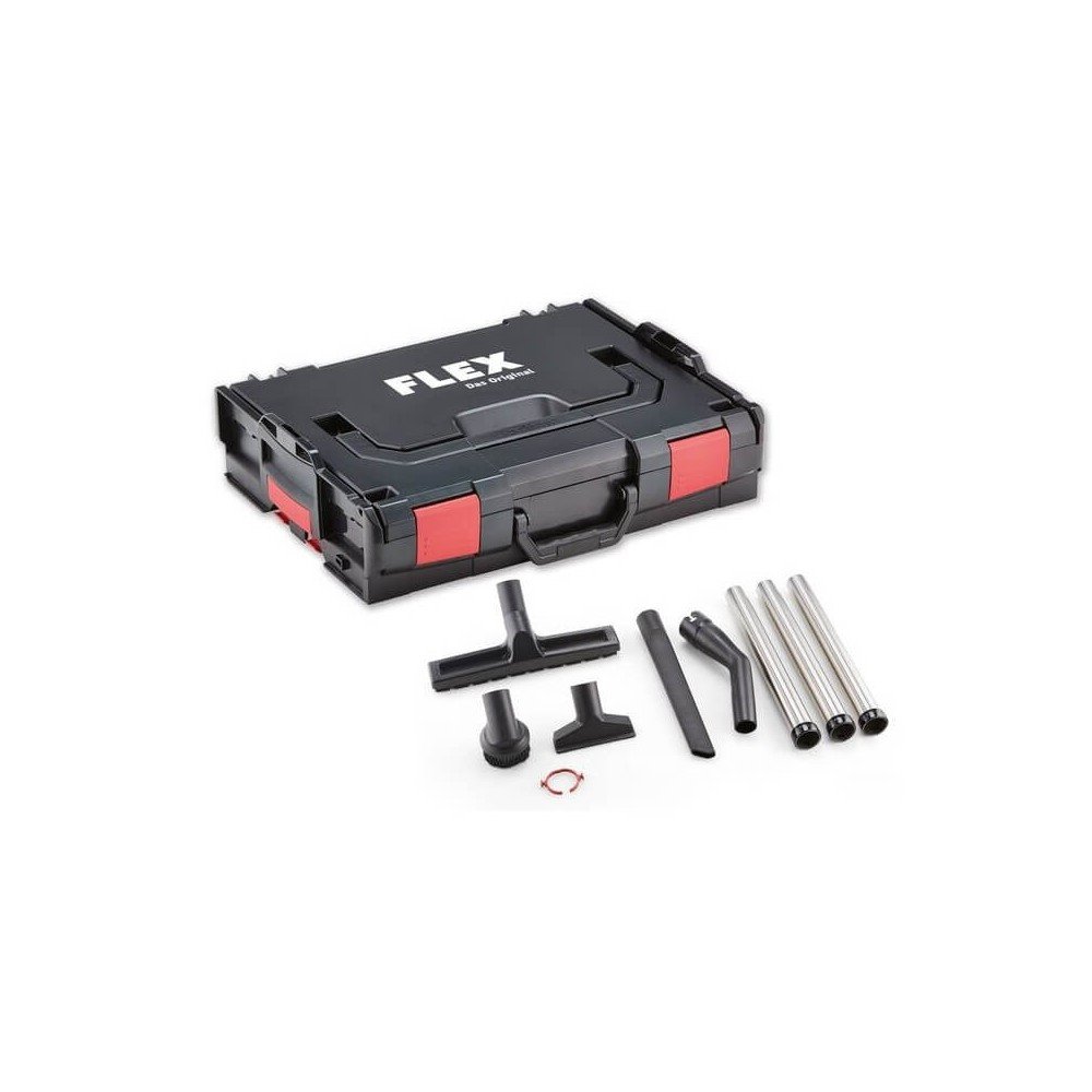 Siurbimo antgalių komplektas su lagaminu FLEX CLE 32 AS + L-Boxx-Priedai dulkių siurbliams-Dulkių siurbliai-FLEX Accessories-ira