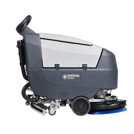 Grindų plovimo mašina NILFISK SCRUBBER SC401 43 B-Grindų plovimo mašinos-Grindų valymo mašinos-Nilfisk-irankiai-darbui