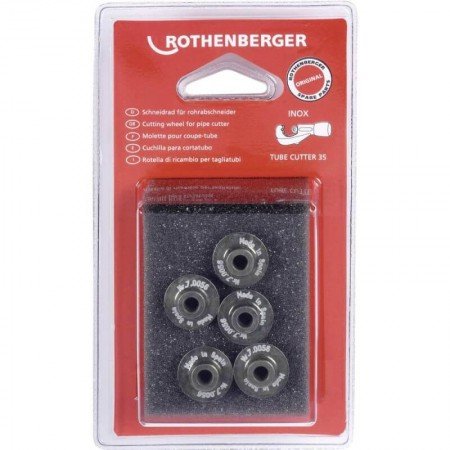 Vamzdžių pjovimo ratukai ROTHENBERGER INOX 070056D, 5vnt.-Vamzdžių pjaustyklės-Santechnikos įrankiai-Rothenberger-irankiai-darbu