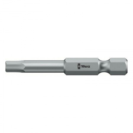 Atsuktuvo antgalis WERA 840/4 Z Hex-Plus 50 mm 4 mm-Atsuktuvų antgaliai, adapteriai-Suktuvai, gręžtuvai ir veržliasukiai-Wera-ir