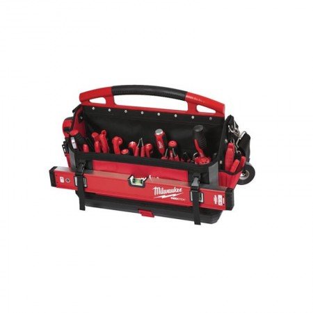 Atviras įrankių krepšys MILWAUKEE PACKOUT 50cm-Įrankių dėžės-Priedai įrankiams-Milwaukee-irankiai-darbui