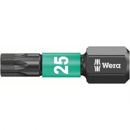 Atsuktuvo antgalis WERA 867/1 IMP DC TORX 25mm TX 30x25 mm-Atsuktuvų antgaliai, adapteriai-Suktuvai, gręžtuvai ir veržliasukiai-