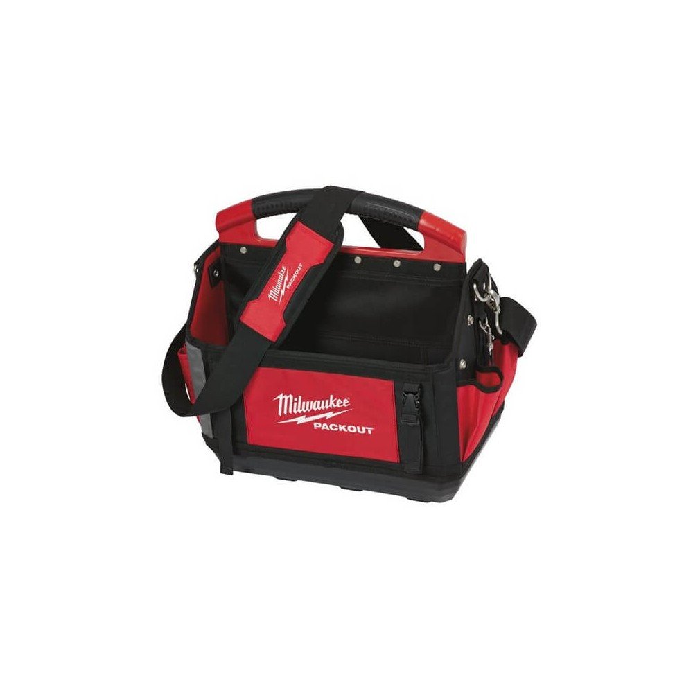 Atviras įrankių krepšys MILWAUKEE PACKOUT 40cm-Įrankių dėžės-Priedai įrankiams-Milwaukee-irankiai-darbui