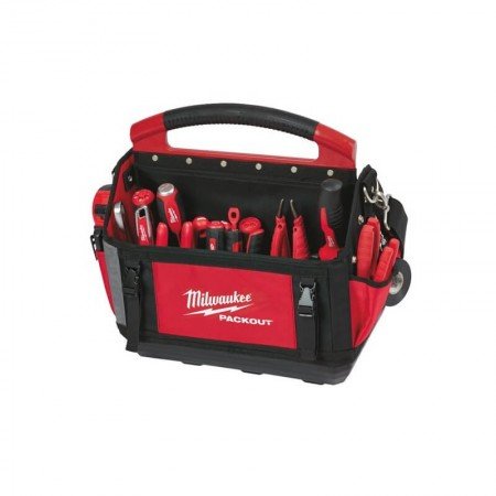 Atviras įrankių krepšys MILWAUKEE PACKOUT 40cm-Įrankių dėžės-Priedai įrankiams-Milwaukee-irankiai-darbui