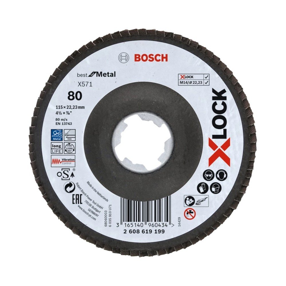 Šlifavimo diskas BOSCH 125 Z40 X-Lock-Lapeliniai šlifavimo diskai-Šlifavimo įrankiai-Bosch-irankiai-darbui Šlifavimo diskas BOSCH 125 Z40 X-Lock-Lapeliniai šlifavimo diskai-Šlifavimo įrankiai-Bosch-irankiai-darbui