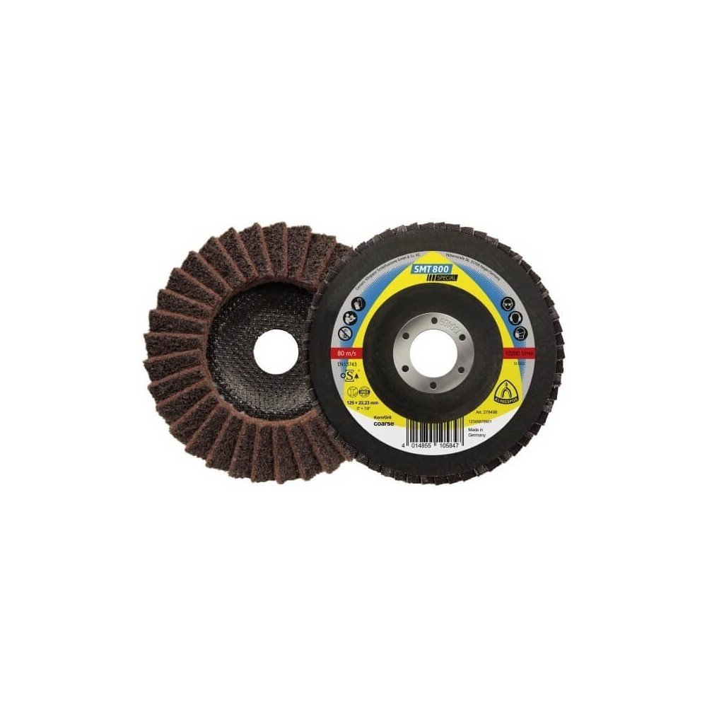 Grubus veltinio šlifavimo diskas KLINGSPOR SMT800 125x22,23mm-Poliravimo priemonės-Abrazyvai-Klingspor-irankiai-darbui Grubus veltinio šlifavimo diskas KLINGSPOR SMT800 125x22,23mm-Poliravimo priemonės-Abrazyvai-Klingspor-irankiai-darbui