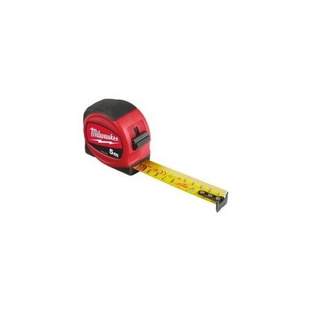 Ruletė MILWAUKEE Slimline 5 m-Ruletės-Matavimo įrankiai-Milwaukee Accessories-irankiai-darbui