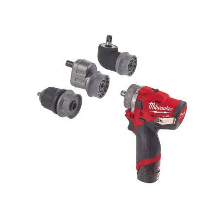 Akumuliatorinis suktuvas-gręžtuvas MILWAUKEE M12 FPDXKIT-202X-Akumuliatoriniai suktuvai/gręžtuvai-Akumuliatoriniai suktuvai, grę