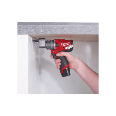 Akumuliatorinis suktuvas-gręžtuvas MILWAUKEE M12 FPDXKIT-202X-Akumuliatoriniai suktuvai/gręžtuvai-Akumuliatoriniai suktuvai, grę