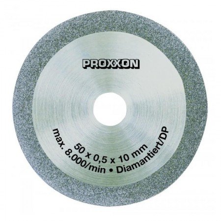 Deimantinis diskas PROXXON 50x0,5 mm-Graverių priedai, antgaliai-Mini elektriniai įrankiai-PROXXON MICROMOT-irankiai-darbui